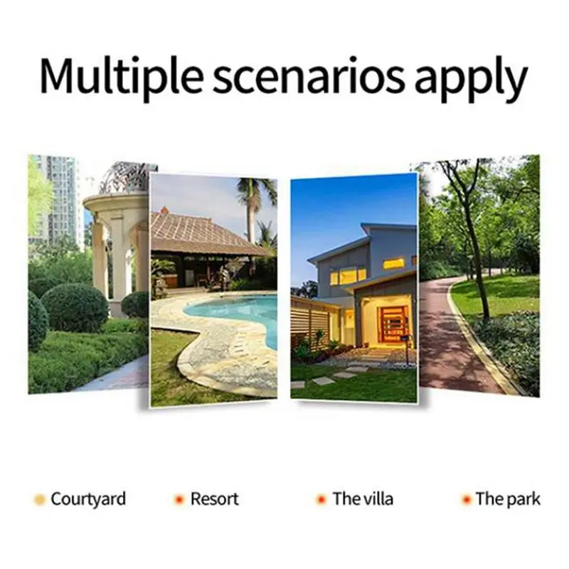 【フラッシュディール！】ソーラーパスライト-防水-屋外-路側-led装飾ライト-庭-庭園-歩道-車道に最適