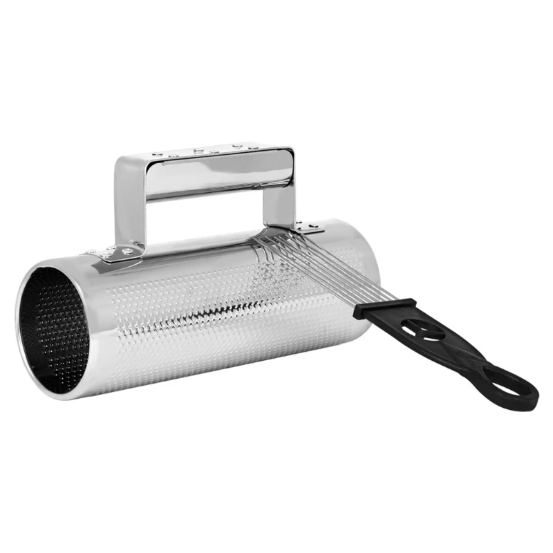 Guiro Instrument Metal Guiro Shaker with Scraper Latin Percussions Instrument Profession Band Accompaniment Sand Hammer