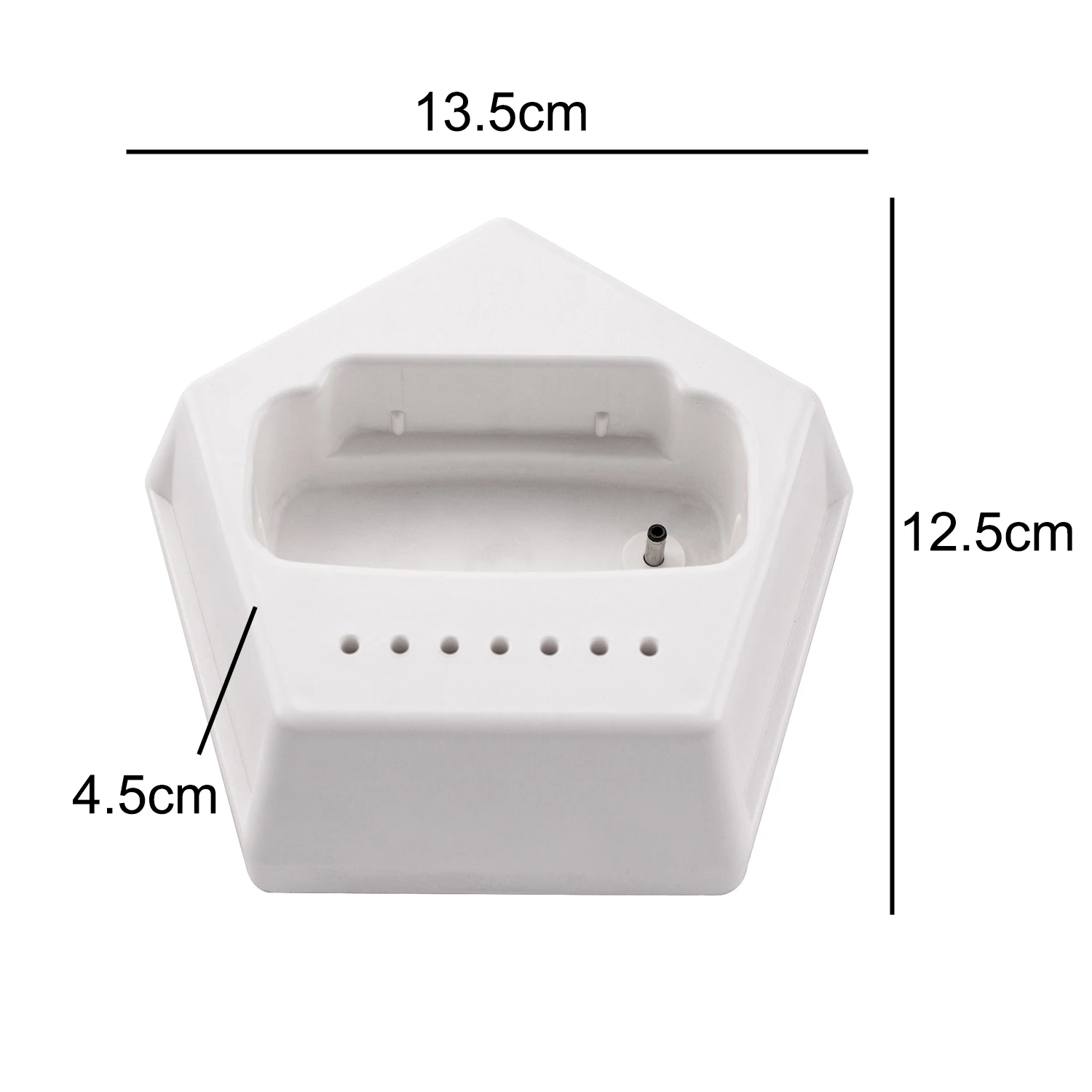 Brushless Handle Nail Drill Accessories Base Transparent Clear Protective Shell Case for 363 363S Replacement Handpiece