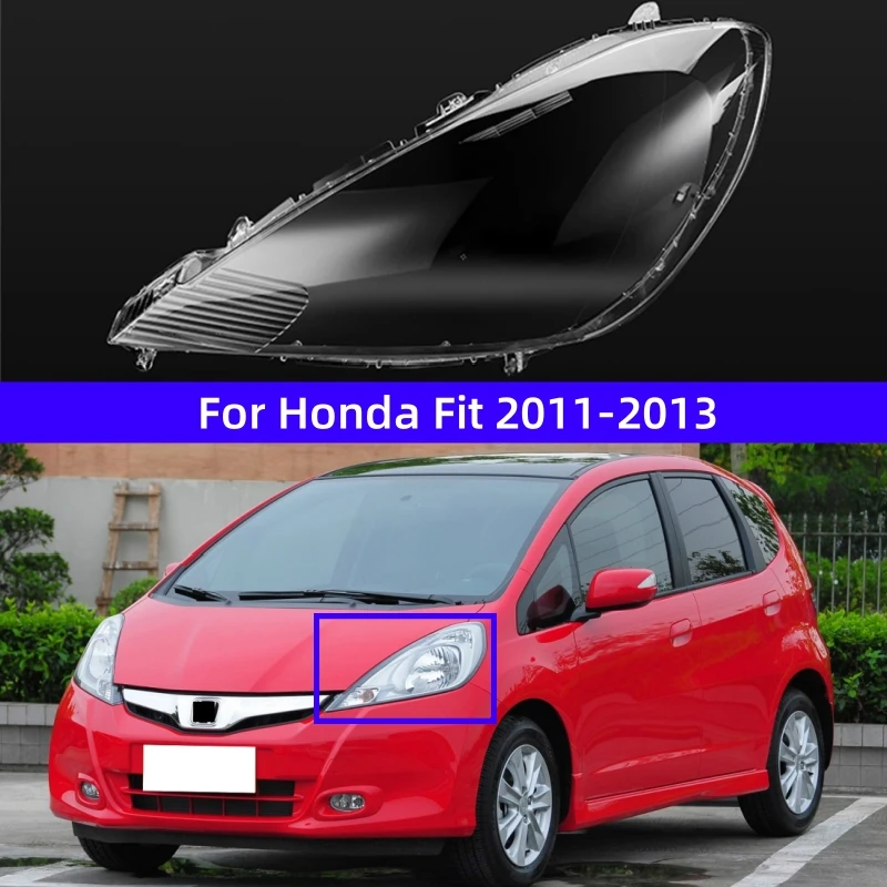 

For Honda Fit 2011 2012 2013 Automotive Accessories Replace A Transparent PC Car Lights Shell Headlights Lenses