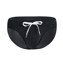 Men Swimming Trunks Three-dimensional Tailoring Swimwear Quick Drying Men's Low-rise Swimming Briefs with for Comfortable
