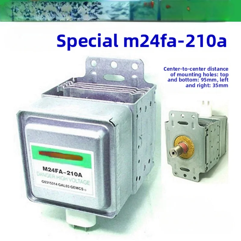 XMSJ Genuine M24FA-210A Magnetron Spare Kit, for Galanz Microwave, Low Power Special Spherical Cavity Module
