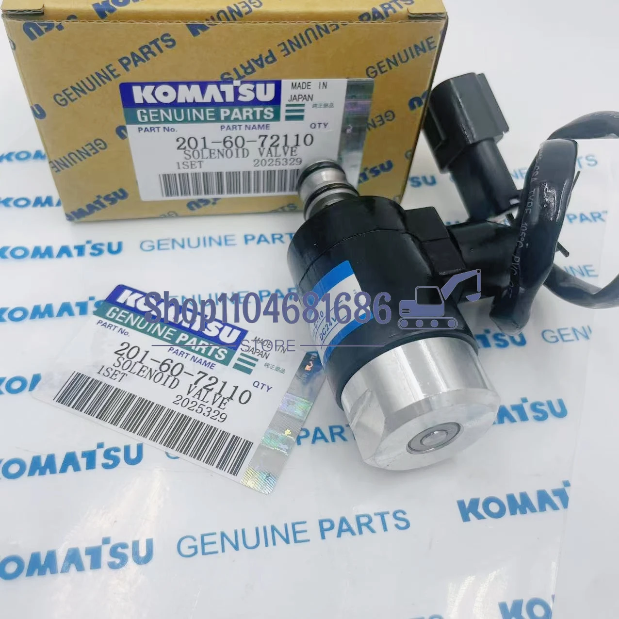 

203-60-62161 201-60-72110 203-60-56560 201-60-65170 203-60-62171 Swing Motor Solenoid Valve for Komatsu PC60-6 PC60-7 PC120-5