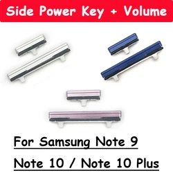 Bouton latéral marche/arrêt de remplacement + bouton latéral volume haut/bas, pour Samsung Note 9 10 Plus