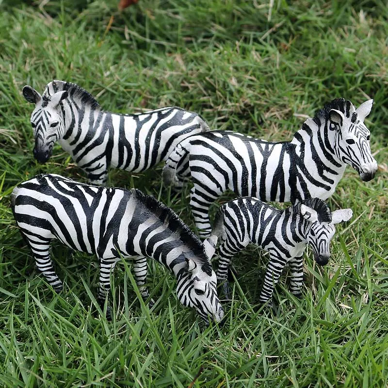 Oenux Simulation Original Forest Wild Farm Animals Figurines Lion Tiger Elephant Giraffe Model Action Figures Kids Education Toy