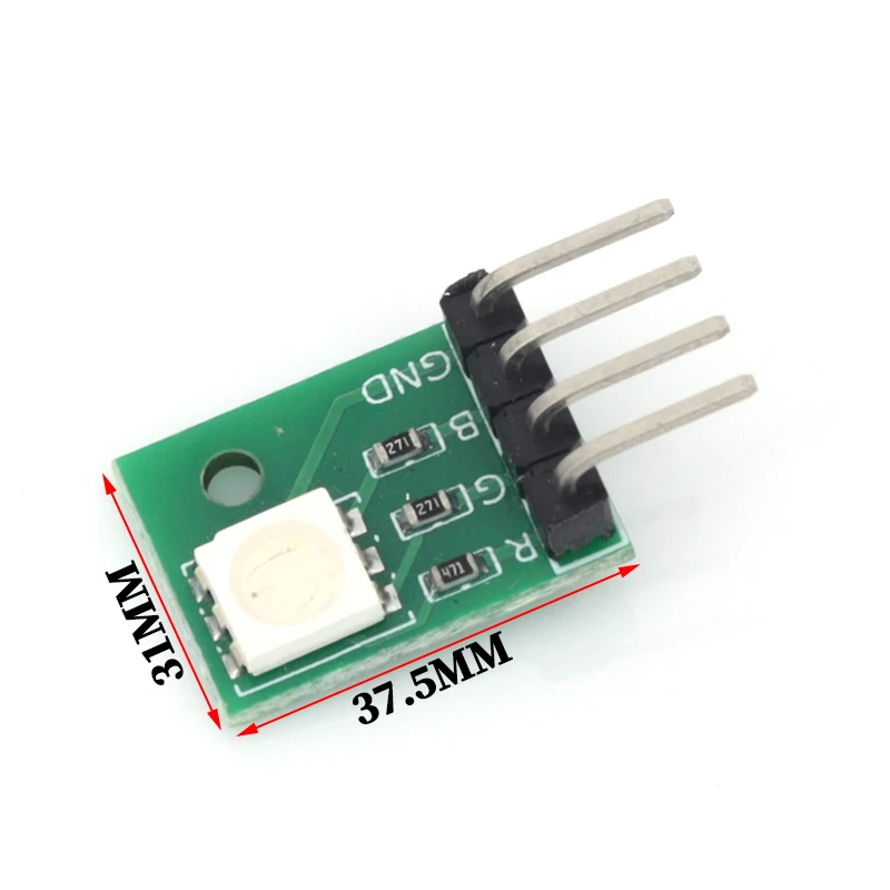 RGB LED 3 Colour RGB SMD LED Module 5050 full color Pwm tri-color LED 3.3V-5V For Arduino MCU