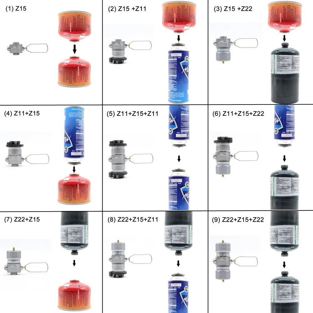 캠핑 가스 충전 어댑터, 야외 가스통 카트리지 및 실린더 MAPP 가스 탱크