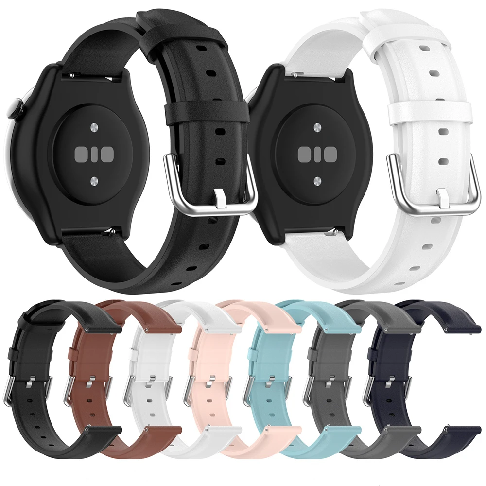 Correa de cuero para reloj inteligente Huami Amazfit GTR Mini (A2174)