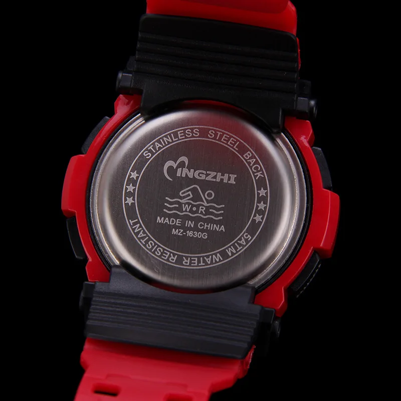 방수 전자 시계 패션 간단한 스포츠 시계 여성 크로노 그래프 알람 시계 다기능 커플 시계