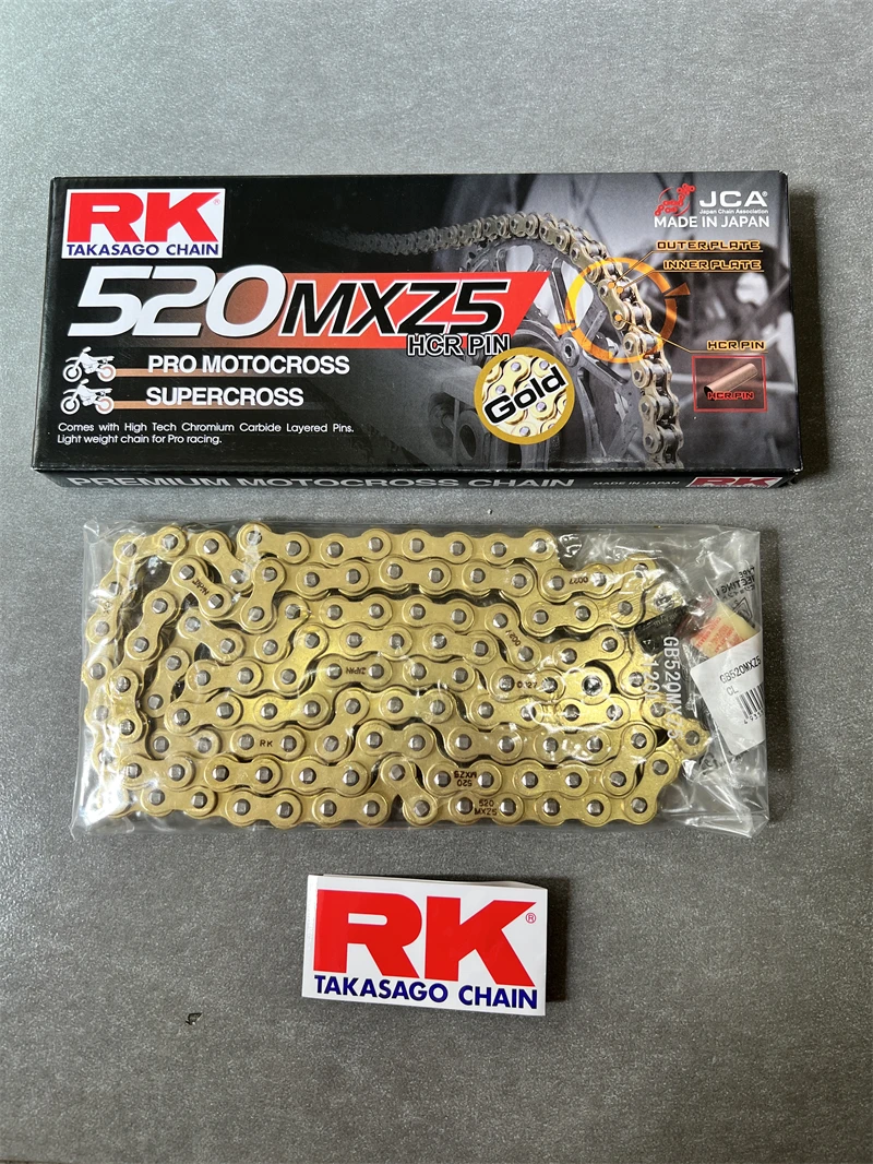 RK Japanese chain 520KRO XSO XRE ZXW XUWR MXZ5 MXU 120 sections