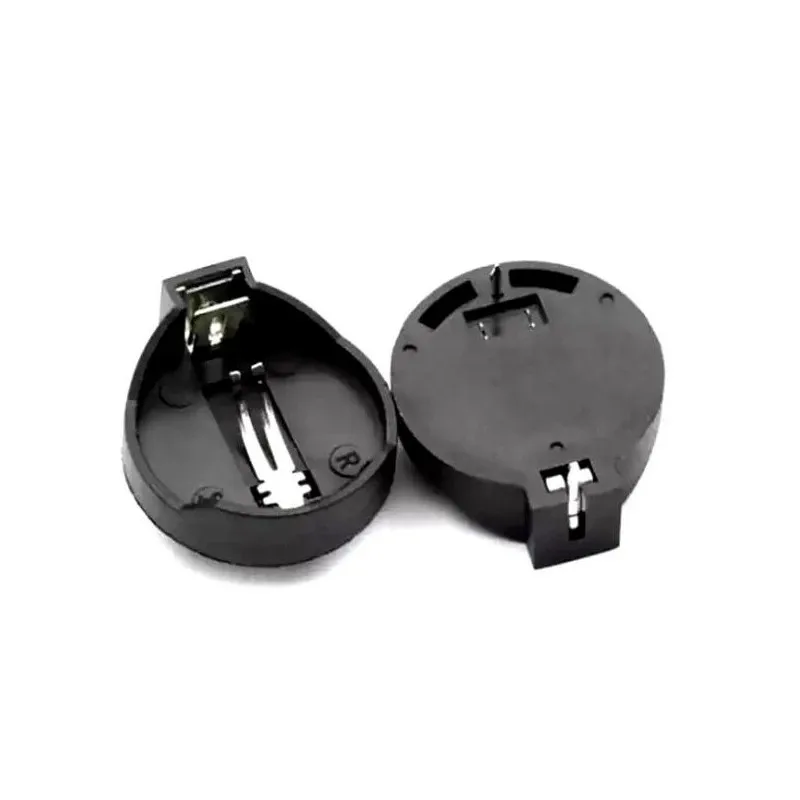 300pcs/lot BS-2-1 CR2032 Button Battery Holders  3V  2P DIP Battery is not Included