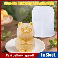 Molde de Silicona con Forma de Gato para Chocolate