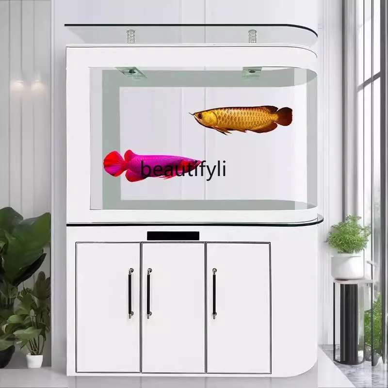 

Bottom filter fish tank ecological water-free fish toilet dry and wet separation new model