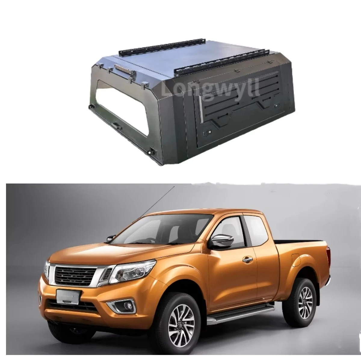 

Heavy-Duty Aluminum Alloy SmartCap Tonneau Cover for Navara NP300 Pickup Truck Waterproof Anti-Rust Canopy Hardtop Topper