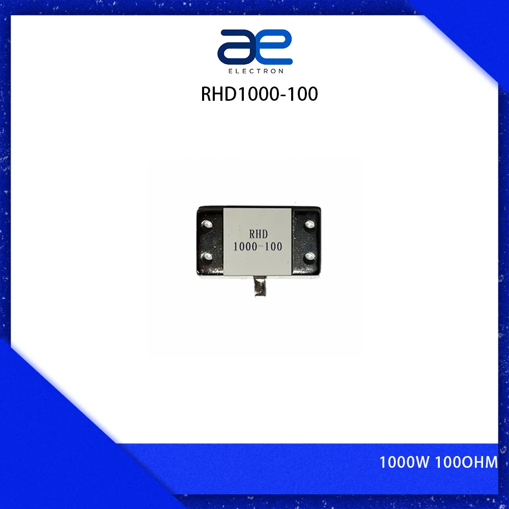 RF Power Resistor 800W 50Ohm | 1000W 50/100/200Ohm Microwave Flange High Power Termination Dummy Load