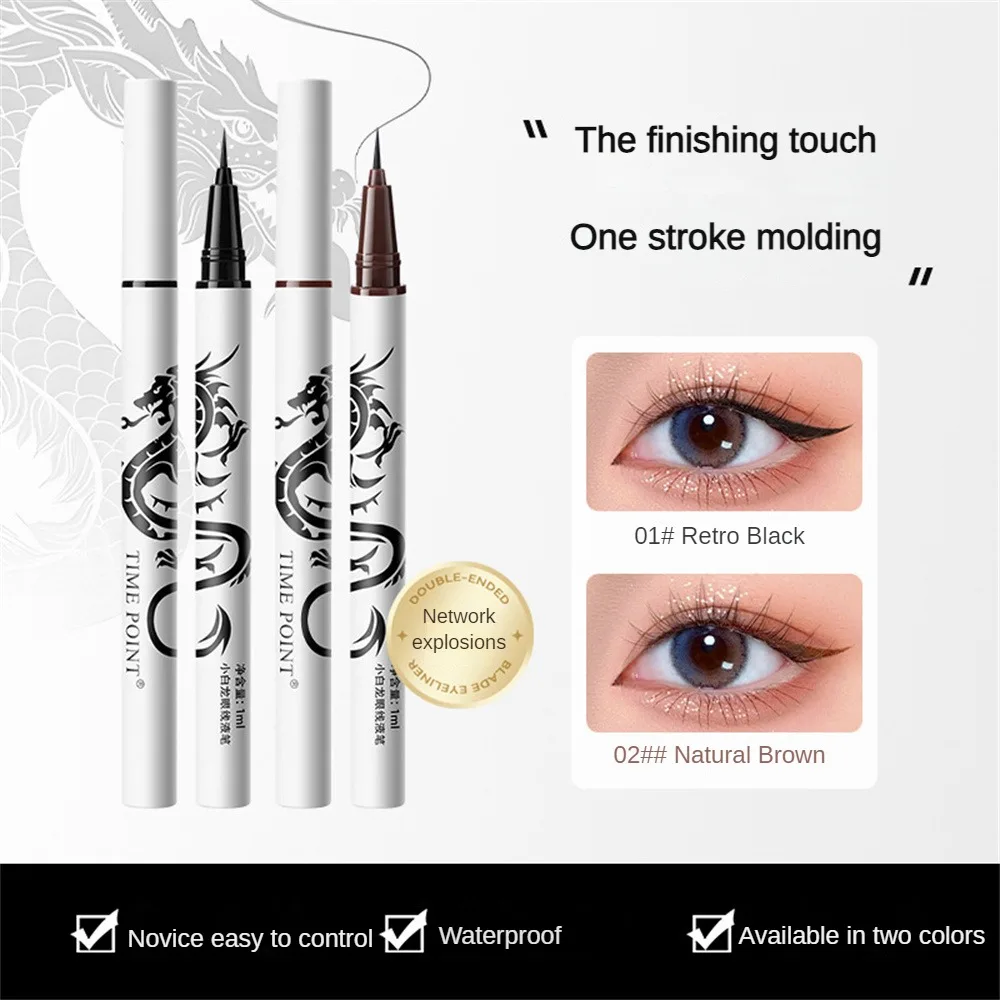 Eyeliner a lunga durata Formula impermeabile Eyeliner durevole ad asciugatura rapida trucco per gli occhi Eyeliner Non sbavato resistente all'acqua e al sudore