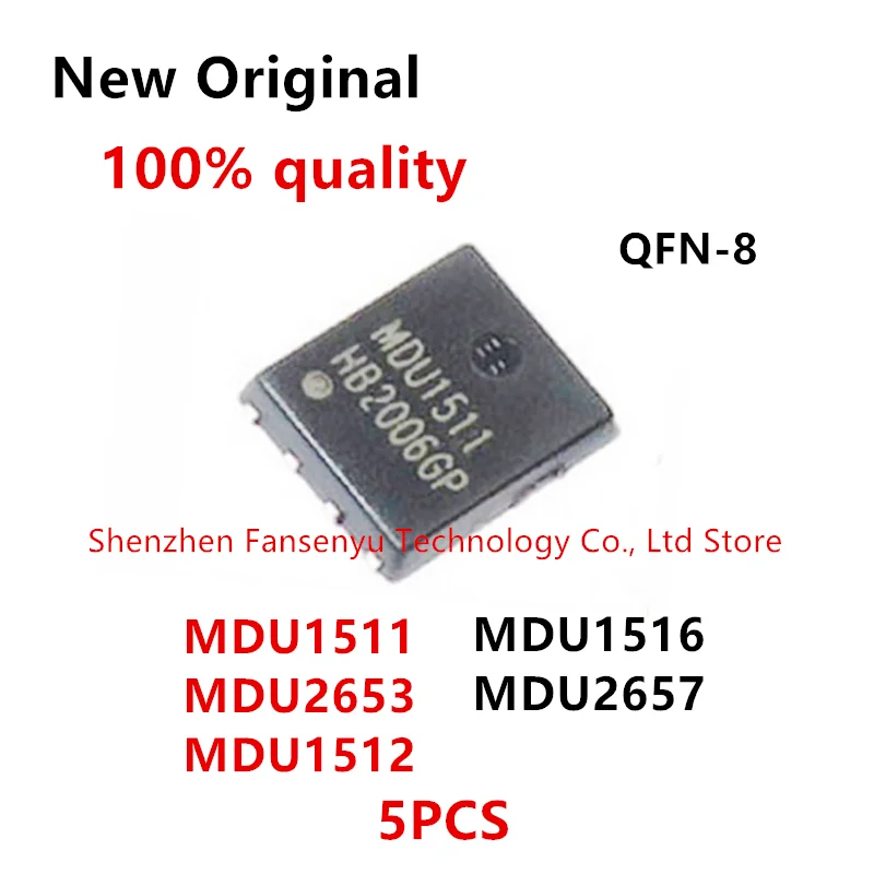 

(5piece) 100% New MDU1511 MDU1516 MDU2657 MDU2653 MDU1512 QFN-8 Chipset