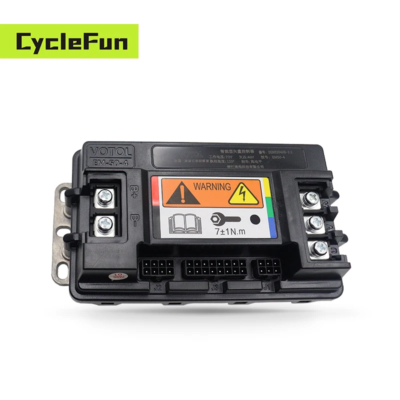 Votol EM50-4 80A DC FOC Sine Wave  Brushless Controller for Hub Mid Drive Motor 1000w 1500w Electric Scooter Ebike Emotorcycle