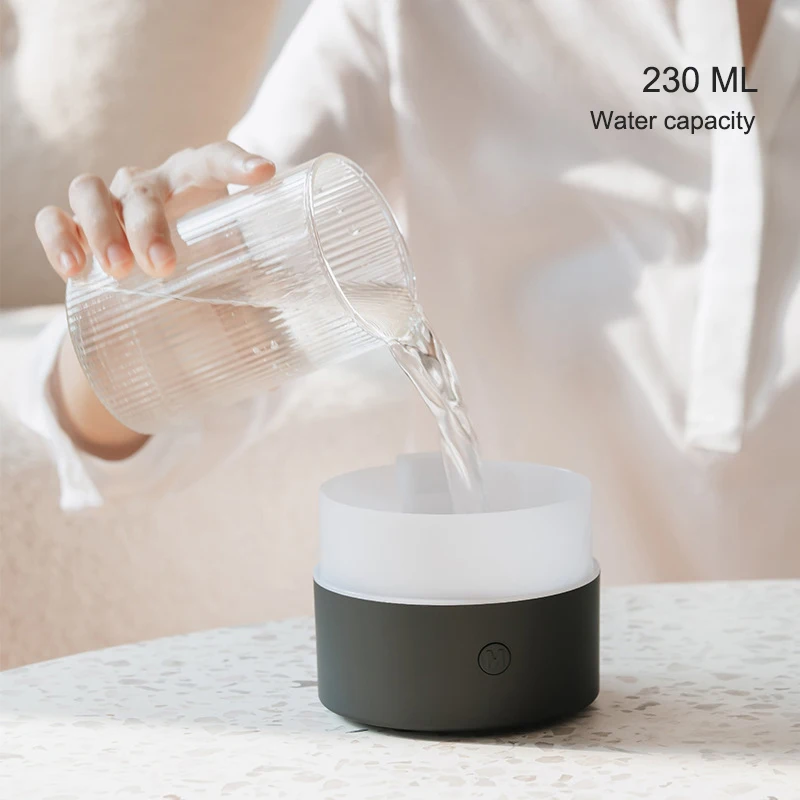 Home Fragrance Therapy Diffuser Electric Ultrasonic Essential Oil Air Humidifier Desktop Night Light Humidifier Lndoor Fragrance