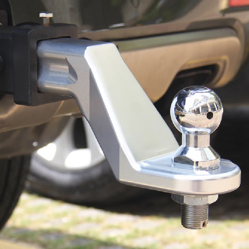 Trailer Hitch Mount and 2-Inch Ball Fits 5X5CM Receiver, 6000 lbs Capacity 4Inch/6Inch Drop Aluminum Alloy Trailer Arm