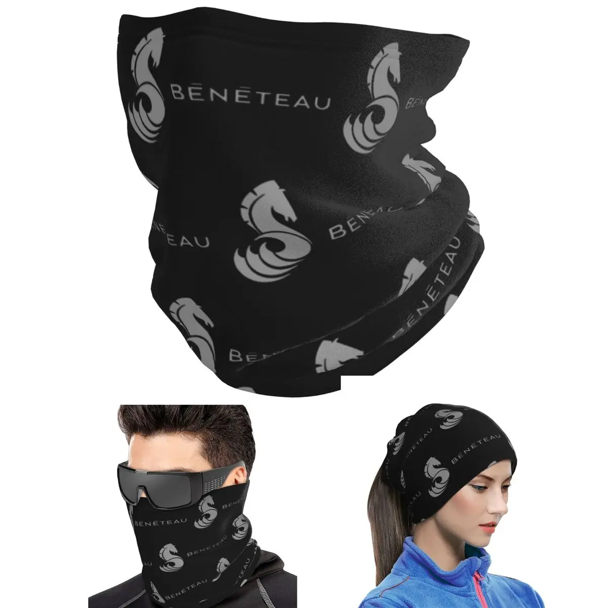 BENETEAU YACHTS Bandana Neck Cover Printed Wrap Scarf Warm Balaclava Unisex Adult Windproof