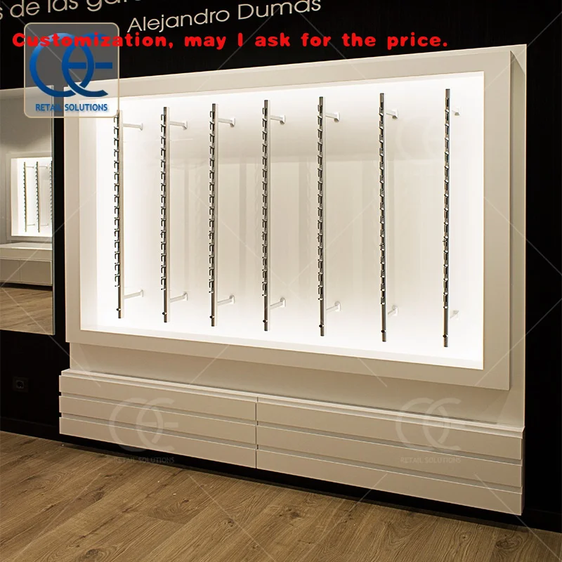 custom.Hot Glasses Display Shelf Retail Optical Display Cabinets Wooden Sunglasses Display Rack Popular Eyewear Showcase
