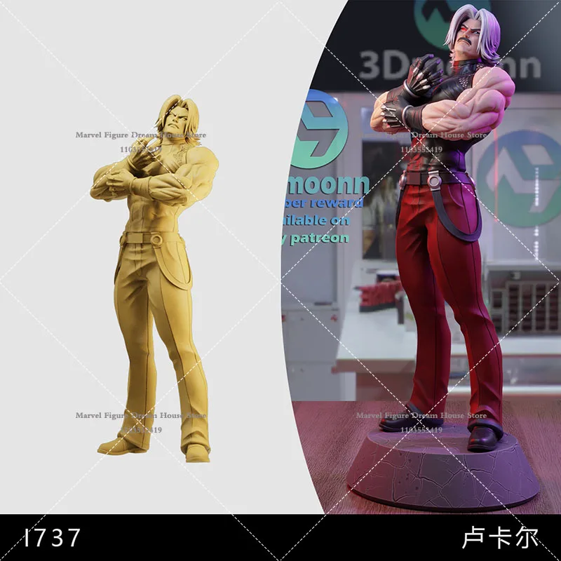 1/64 1/43 1/35 Miniature Scene Doll White Model Un-panited Iori Yagami Kyo Kusanagi Terry Bogard RUGAL BERNSTEIN Mini Figure