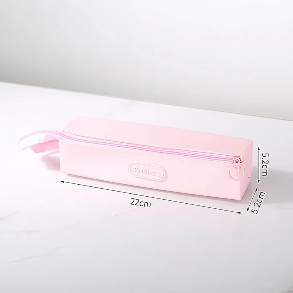 

New Silicone Pen Bag Large Capacity Advanced Pencil Case Multifunctional Stationery Bag Students