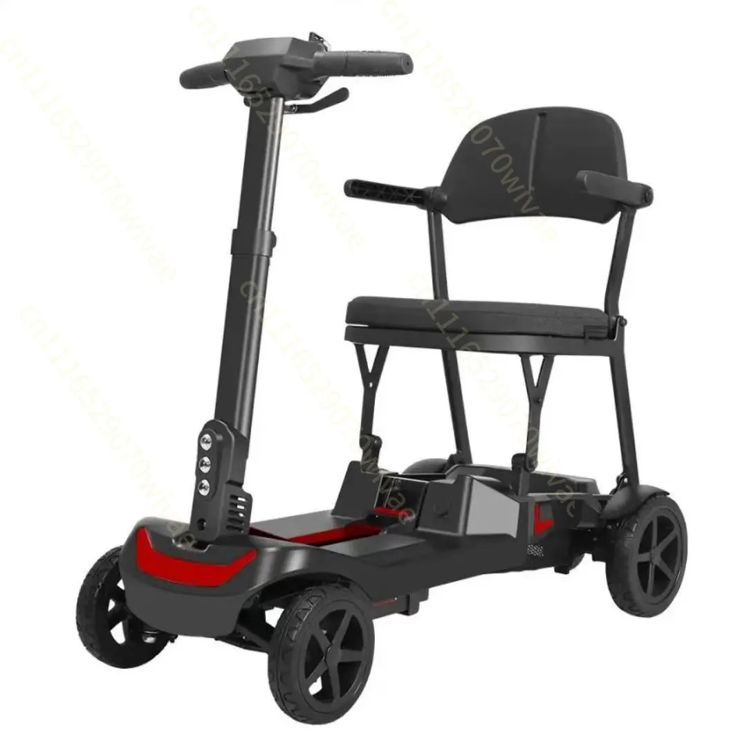 Intelligent folding electric scooter household travel electric four-wheeler elderly scooter travel