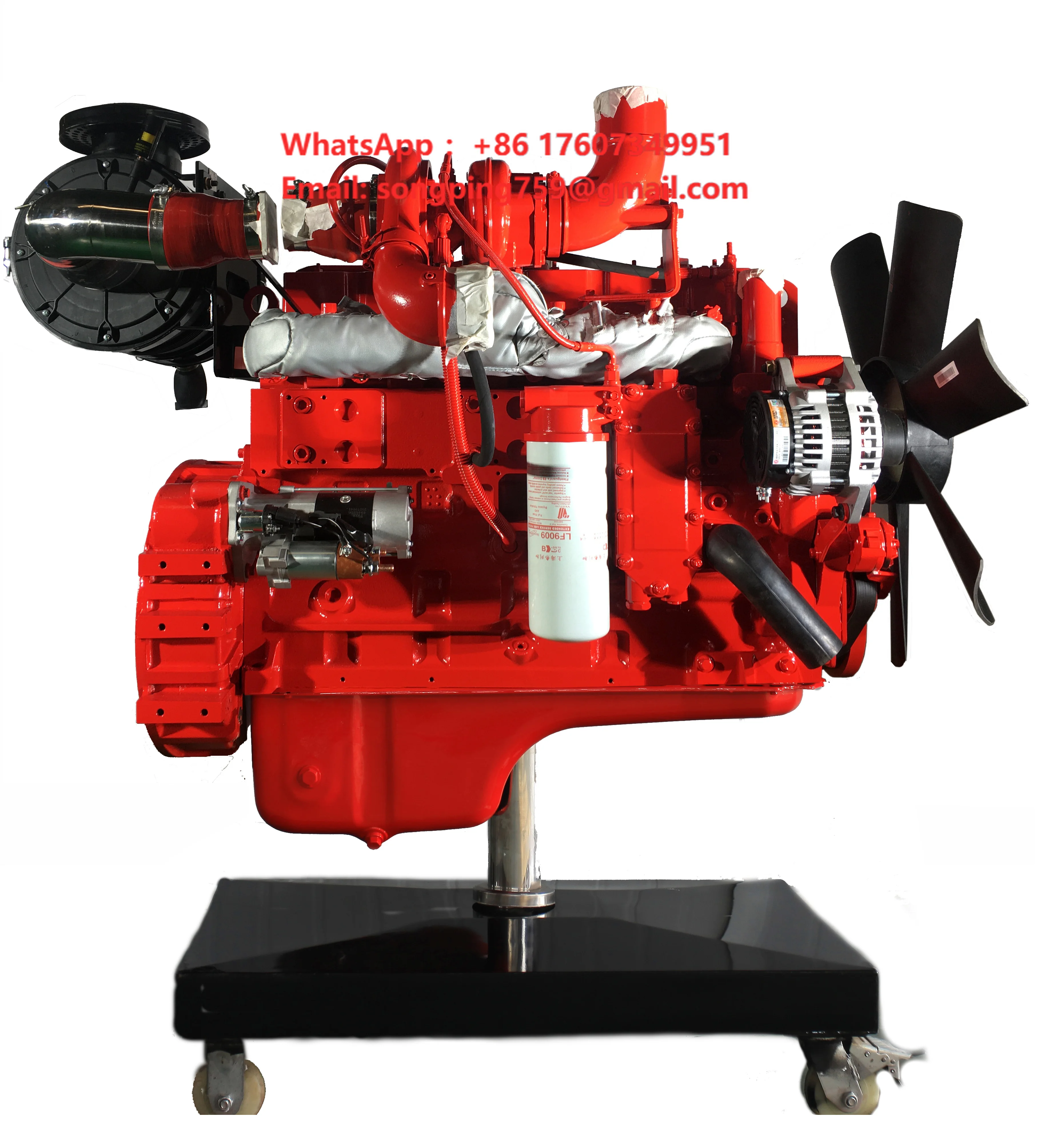 Natural Gas Engine for Generator and Pump LPG LNG Methane Engine Sale Engineering Machinery Core Including Pump