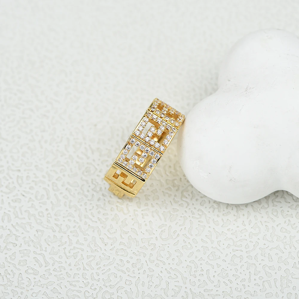 ICEYY الرجال D على شكل التعادل كليب التعادل الدائري للرجل الفاخرة الزركون مطعمة مشبك حلقة الزفاف رجال الأعمال مجوهرات اكسسوارات