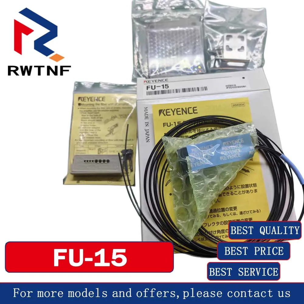 

Brand New Genuine FU-15 KEYENCE Mirror-type retroreflective fiber optic sensor 100% original，warehouse stock