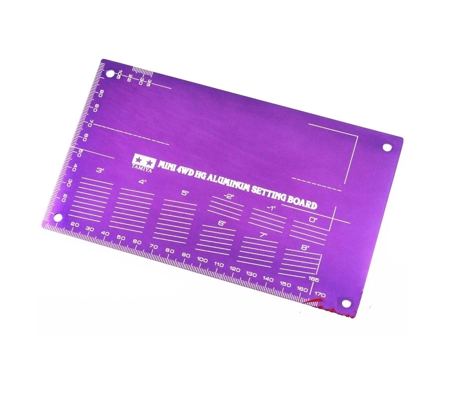 High Grade Setting Board For 1/32 Scale Tamiya Mini 4WD Racing Car Model Aluminum Alloy Measuring Board Shunting Board Tool