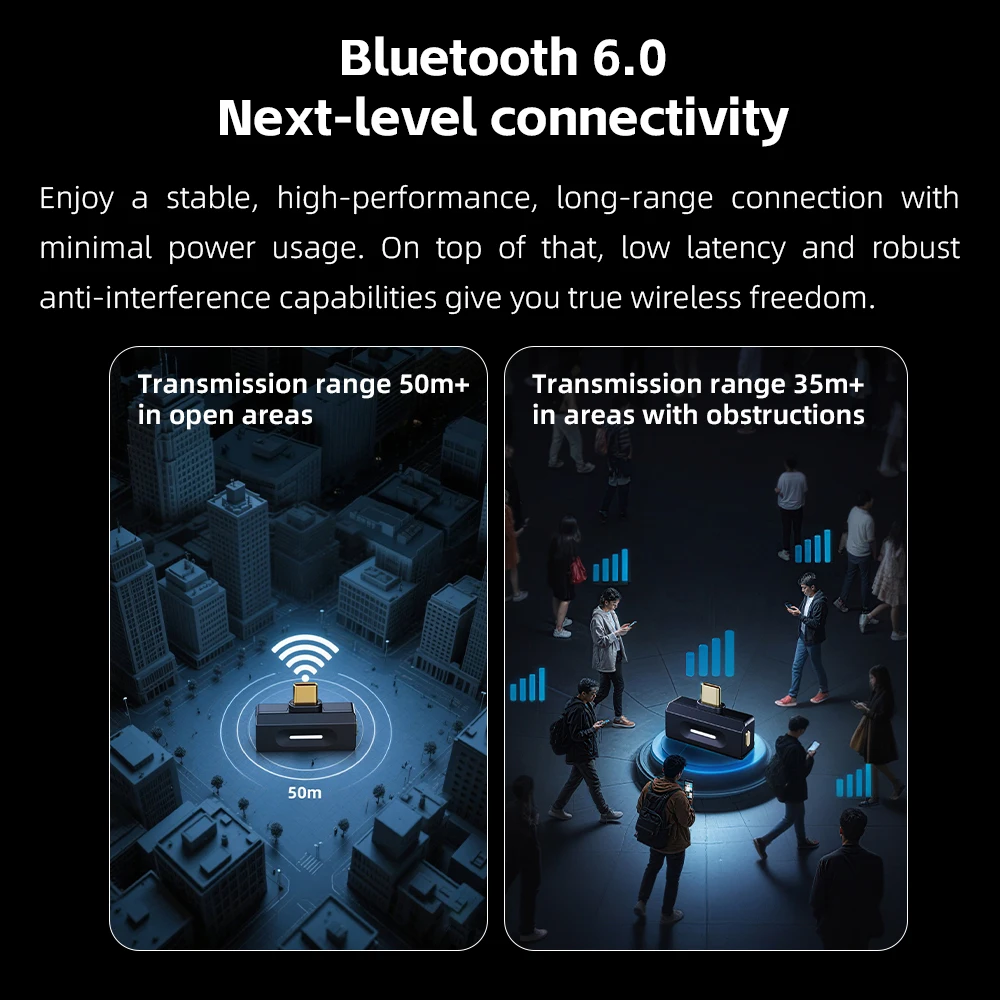 모바일/게임 플레이어용 FiiO Air Link Type-C 블루투스 송신기 BT6.0 무선 헤드폰용 CC5181 칩 LDAC AptX 적응형