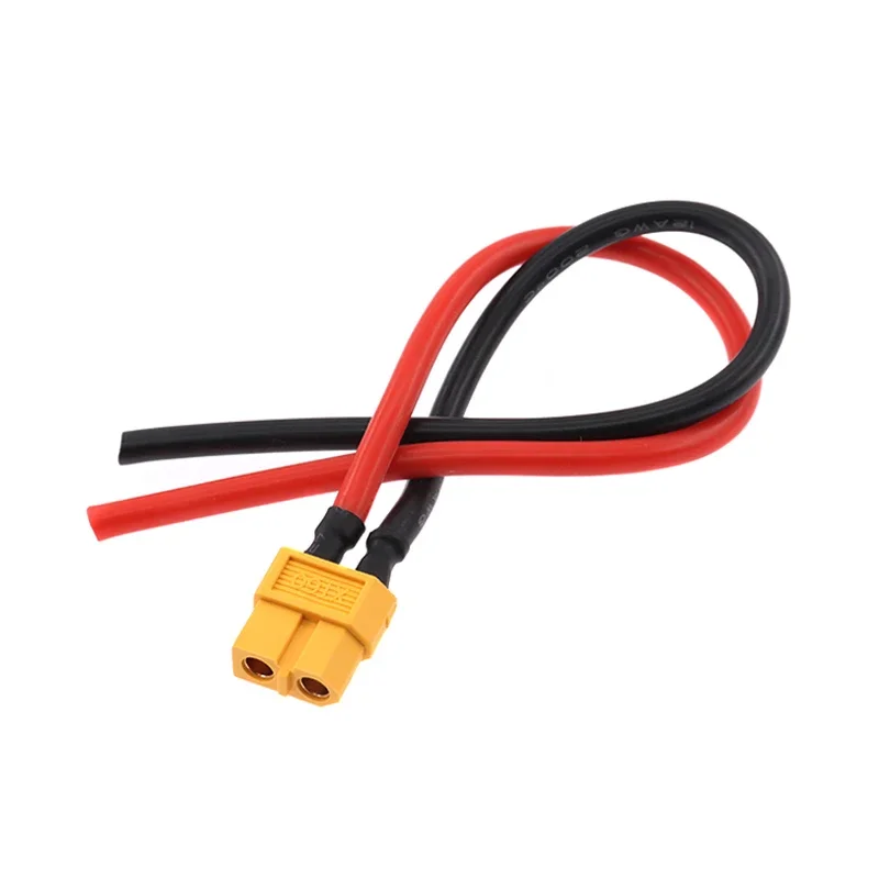 RC Battery Charger 18 AWG 16AWG 12AWG 10AWG XT60 XT90 EC5 Plug Male Female Extension Cable Wire Connector 10CM/20CM/30CM