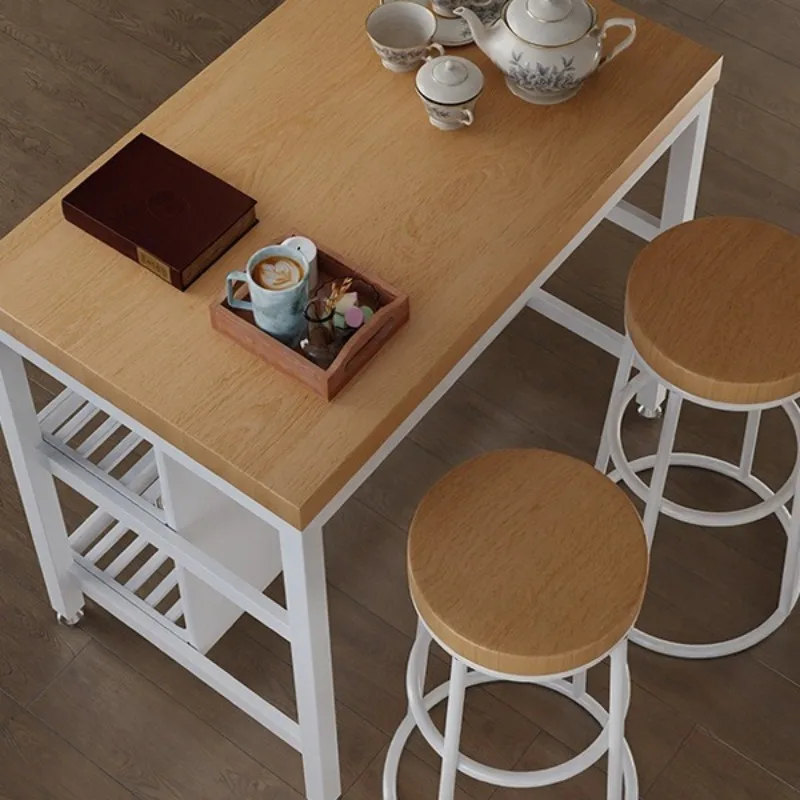 Kitchen island removable cooking table oven storage table custom home open side cabinet