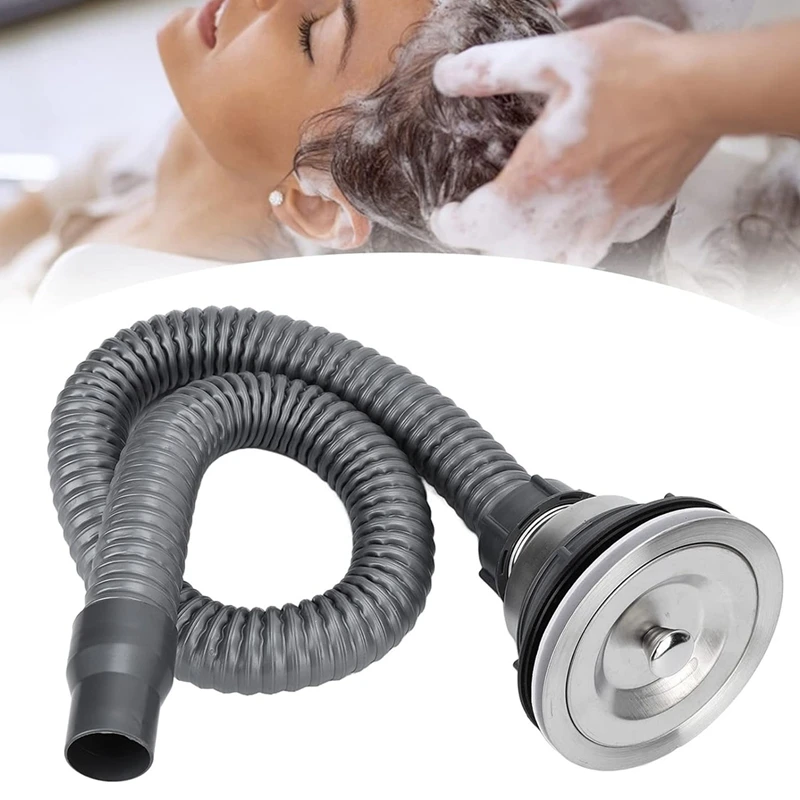 Tappo di scarico tappo per lavello in acciaio inossidabile, tappo di scarico per lavabo per Shampoo, tappo per lavello con raccoglitore per capelli per letto per Shampoo