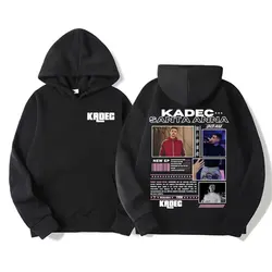 Rapper Kadec Santa Anna Tour Cover Hoodie Men Women Harajuku Hip Hop Pop Music Sweatshirt Comfort Casual Fleece Oversized Hooded