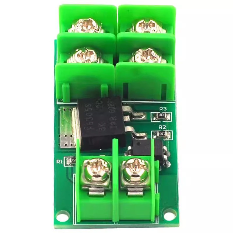 Electronic switch control board, pulse triggered switch module, DC controlled MOSFET optocoupler