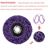 1Pcs 100/115/125mm Coral Disc Poly Strip Disc Grinder Strip Disc Abrasive Wheel Paint Rust Removal Clean For Angle Grinder 3