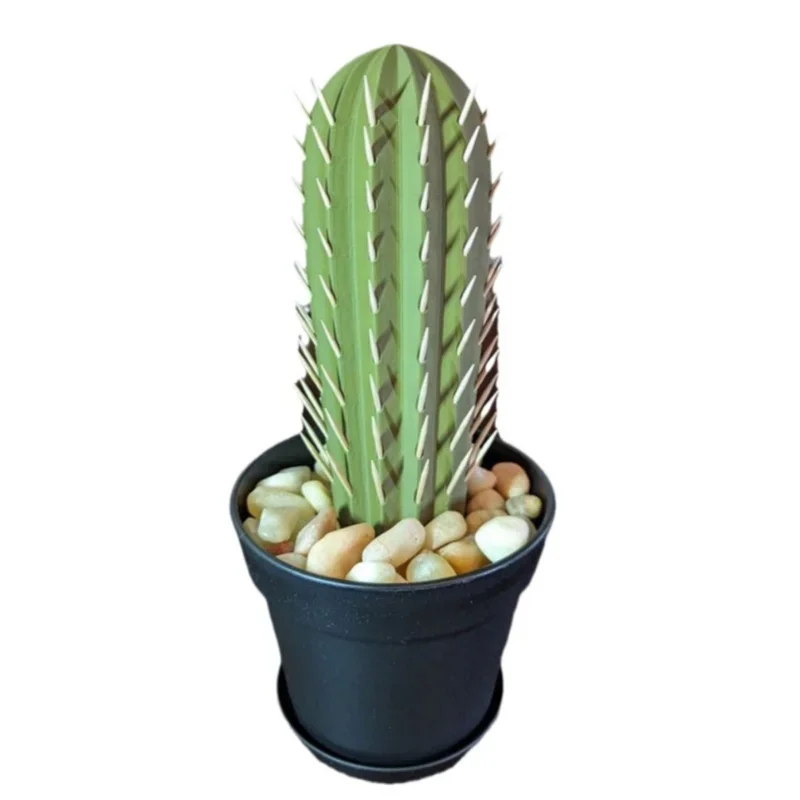 3DPrinted Cactus Toothpick Dispenser House Plant,3D Printed Cactus Toothpick Holder,for People Who Can't Keep view 5