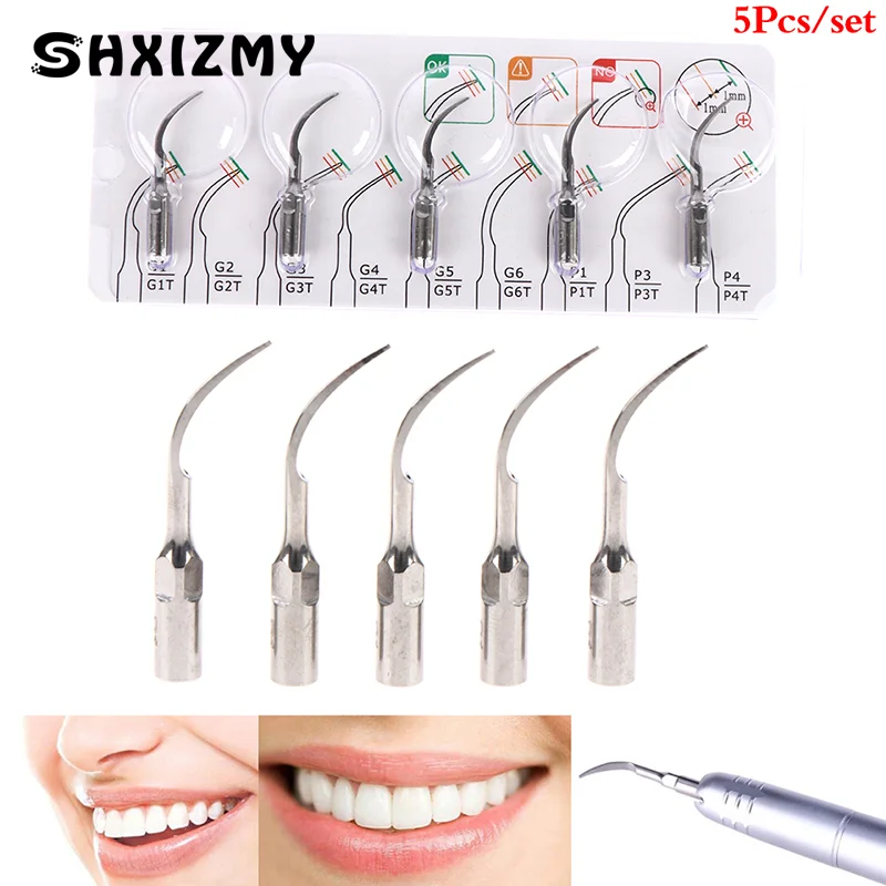 5Pcs Dental Material Disposable Dentistry Machine Replacement Tip Teeth Cleaning