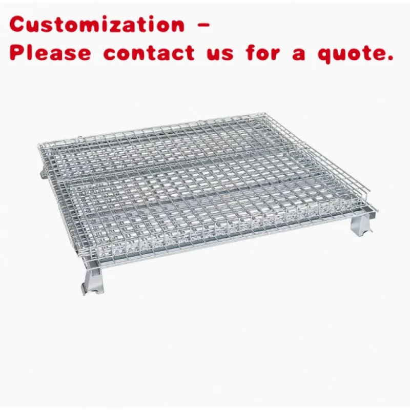 

custom.Efficient Foldable Metal Wire Mesh Steel Warehouse Roll Container Hand Trolley Shopping Carts Storage