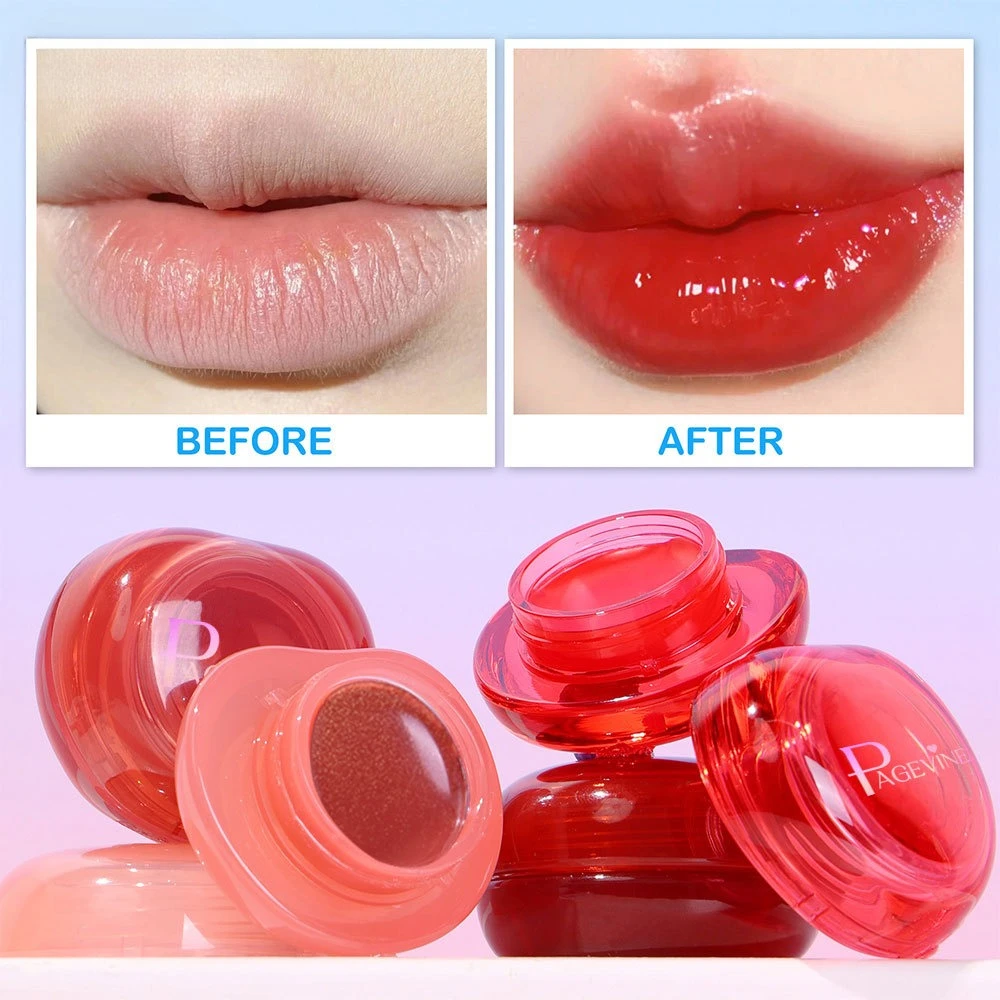 ملمع شفاه ومرطب ومشرق للخد - نسيج جيلي كريستالي 2 في 1 |   لمسة نهائية مرآة عالية اللمعان لمكياج الوجه الرقيق