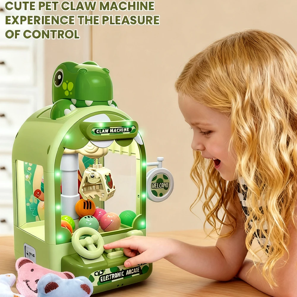 

Машина с когтями динозавра, игрушки, электронная аркадная игра, регулируемая кукольная машина, музыкальная мини-магазин, подарки на день рождения для детей
