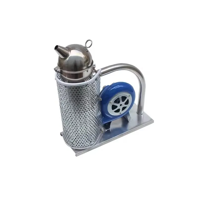 Protective Smoked Machine Hand Cranked Blower with Net Smoke Sprayer Anti Bee Stainless Steel Anti Scald Smoked Bee Repellent