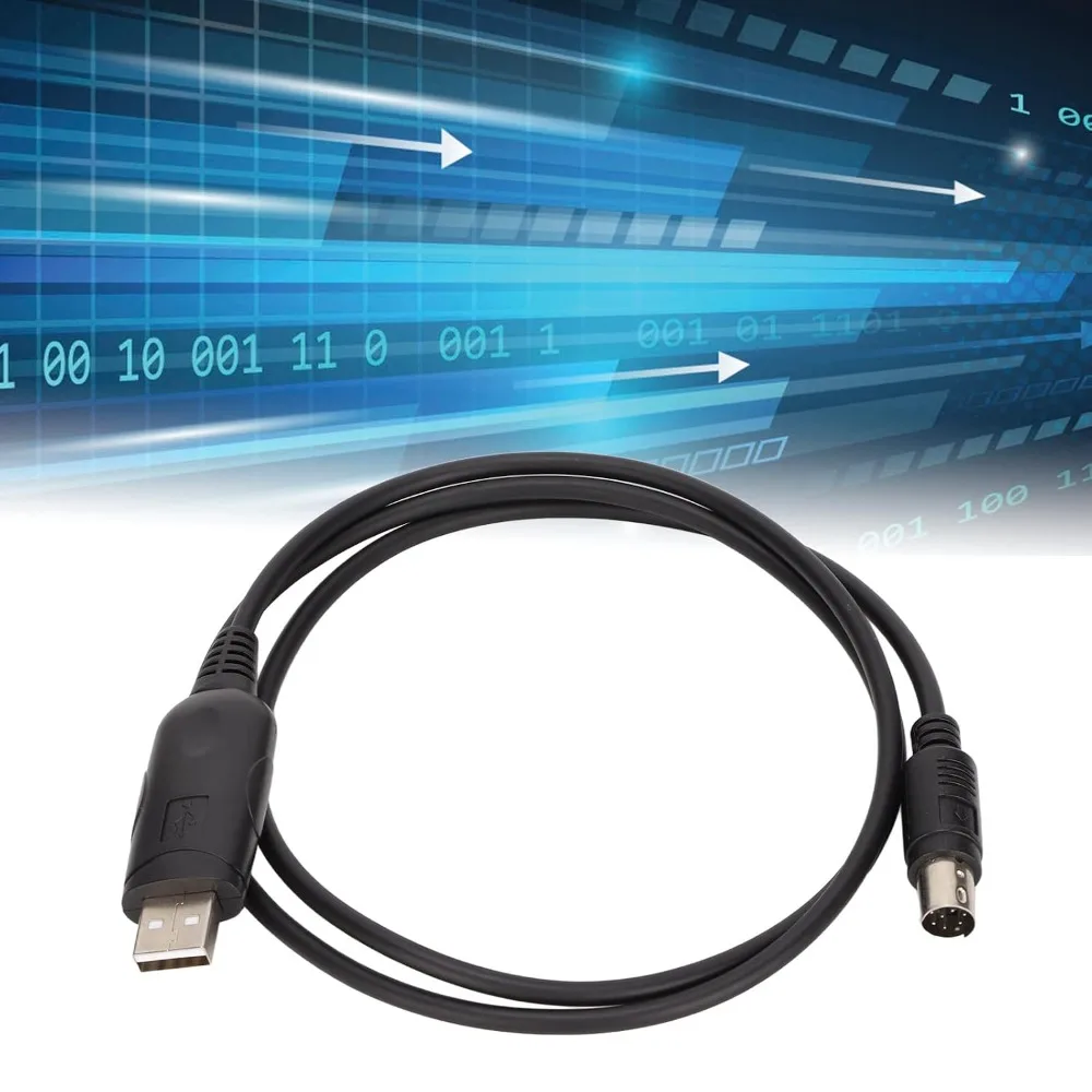 8 Pin USB Programming Cable PVC Material 1m Length Serial Adapter Cable RC Model Remote Control Trainer Cable For Programming