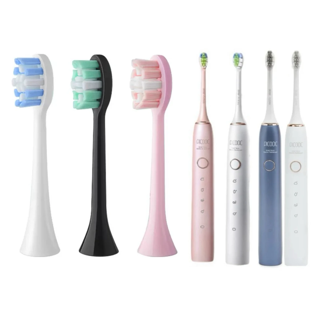 

Replacement Toothbrush Heads For PICOOC T1 Smart Sonic Electric Toothbrush Soft DuPont Bristles Nozzles
