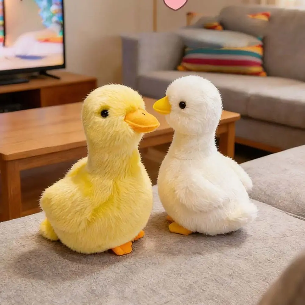 Chick Stuffed Yellow Duck Yellow Duck Soft Pillow Cartoon Little Duck 20cm Home Decor Sitting Animals Children Gift