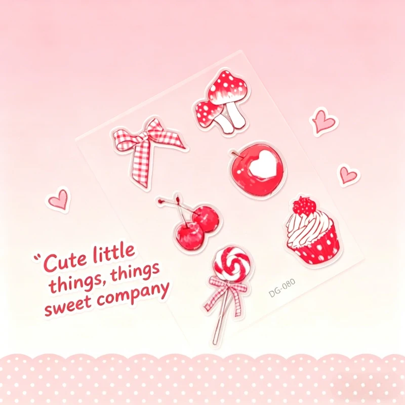 

Милые 3D-наклейки «Красная вишня» — забавные стикеры для телефонов и ноутбуков, фруктовые желе-наклейки для девочек, украшения для скрапбукинга и дневников